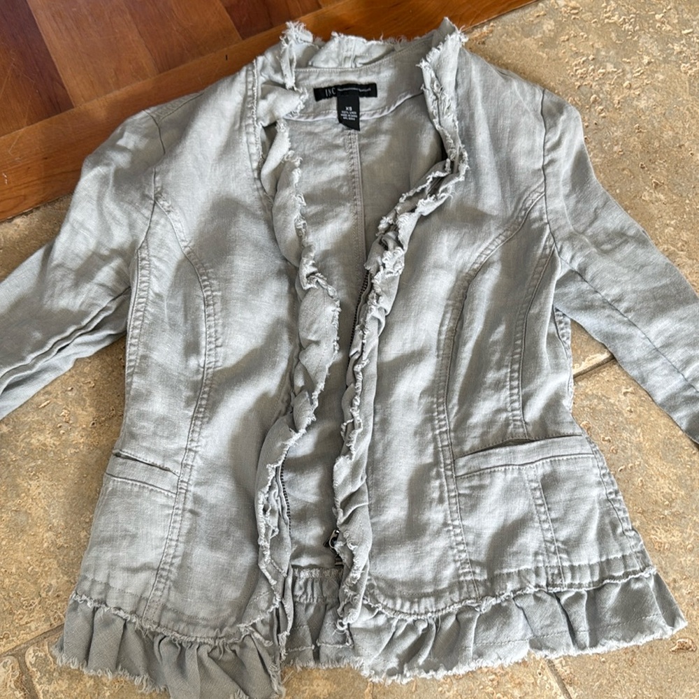 INC gray jacket